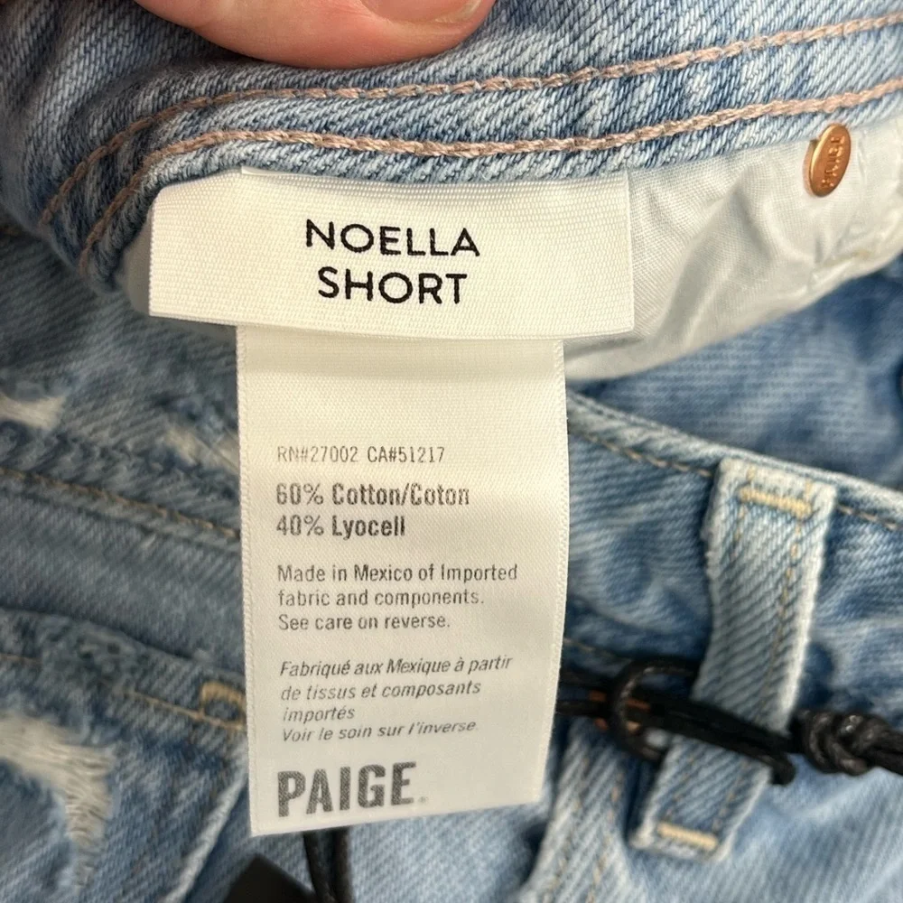 NWT PAIGE Noella Relaxed Cut Off Shorts